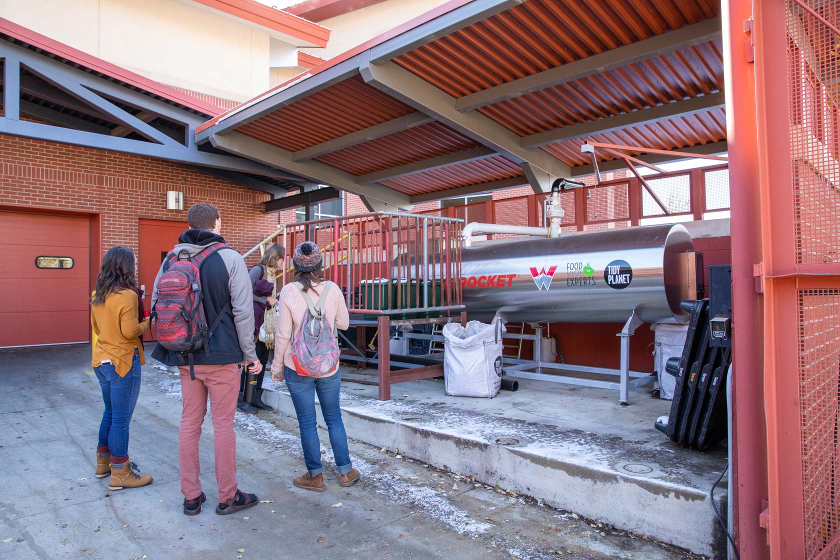 Rocket Composter at Western Colorado University.