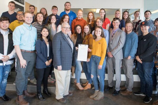 Western SGA Presented with Student Citizen Year Proclamation