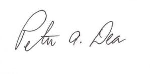 Peter Dea signature