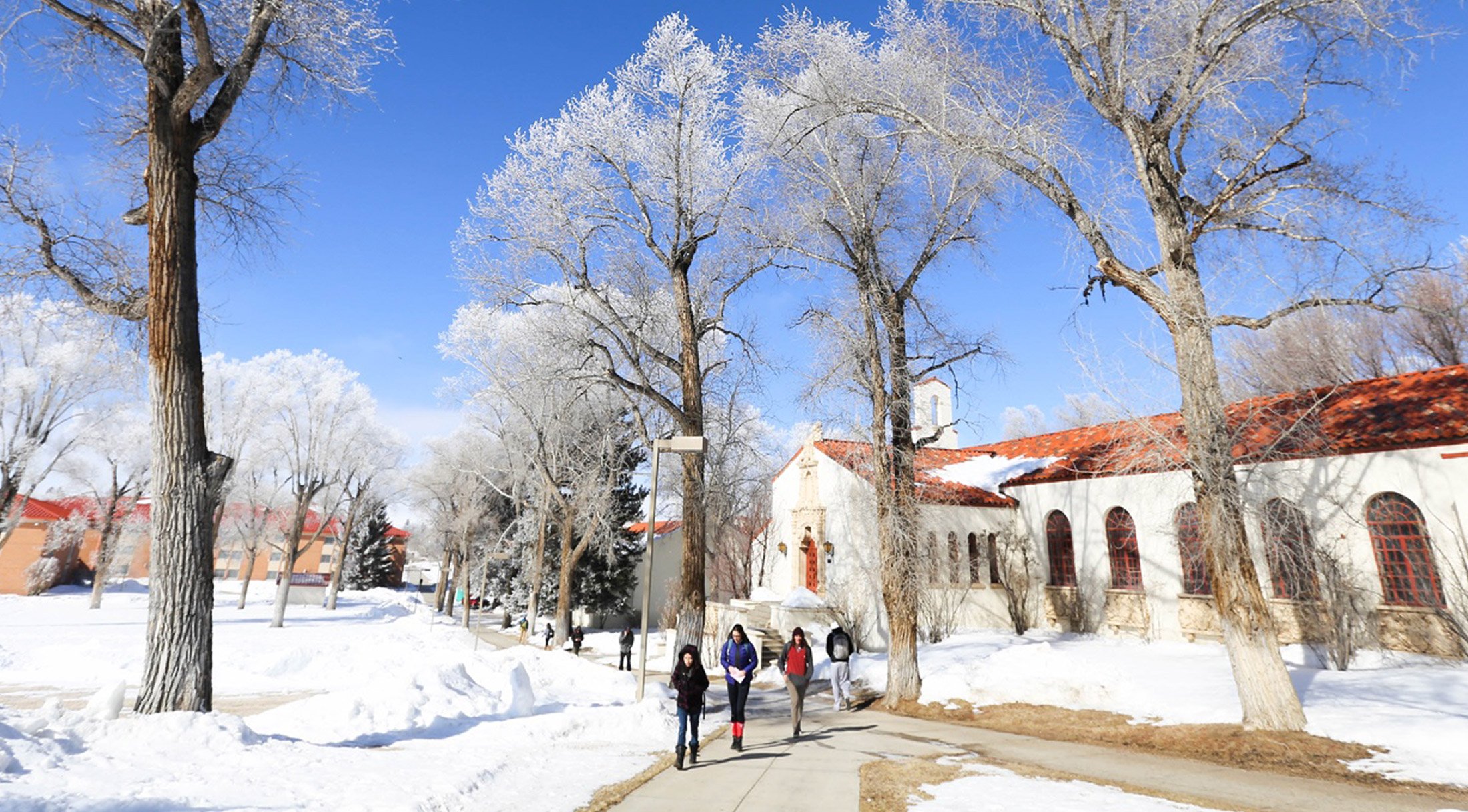 Western campus winter