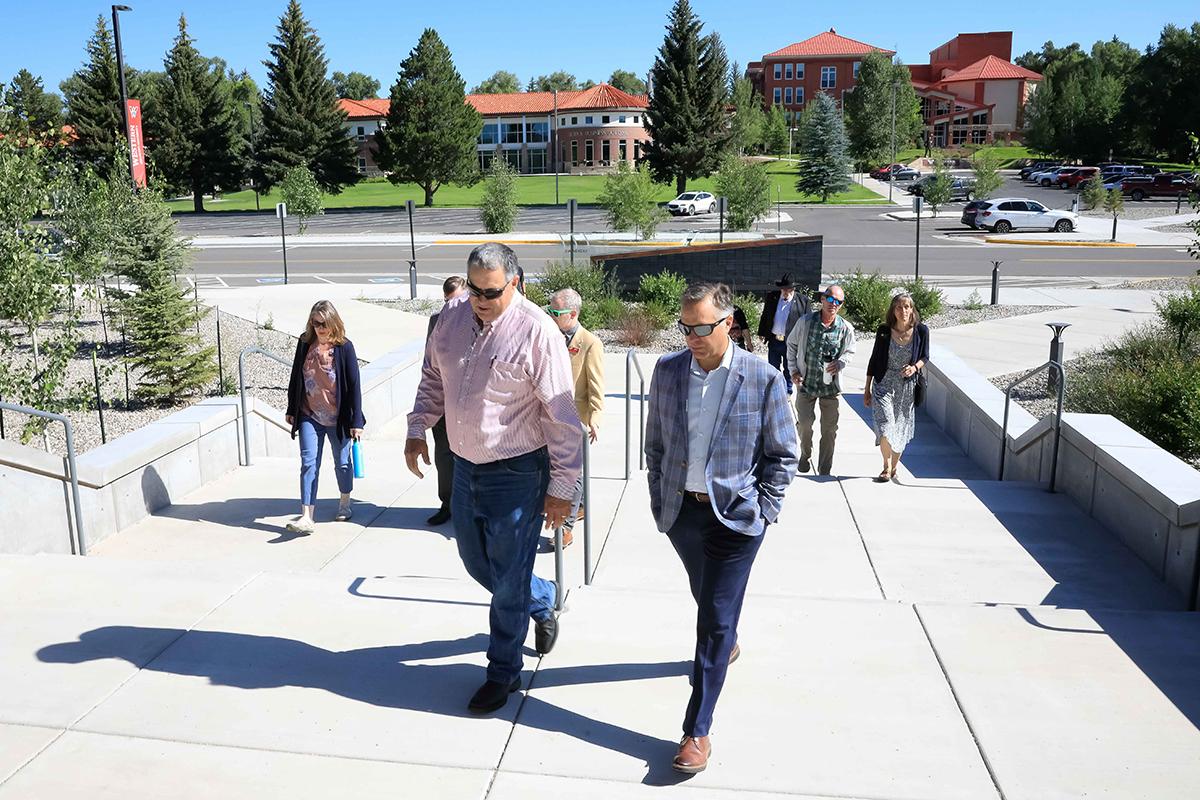 Lawmakers walking onto Western's campus