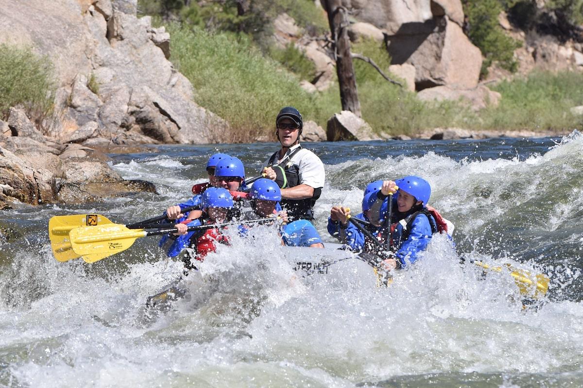 western students rafting