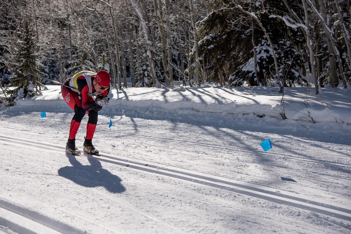 Colleges in mountains: Western Nordic skier in competition