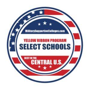 Yellow Ribbon Program Select Schools Best in the Central U.S. logo