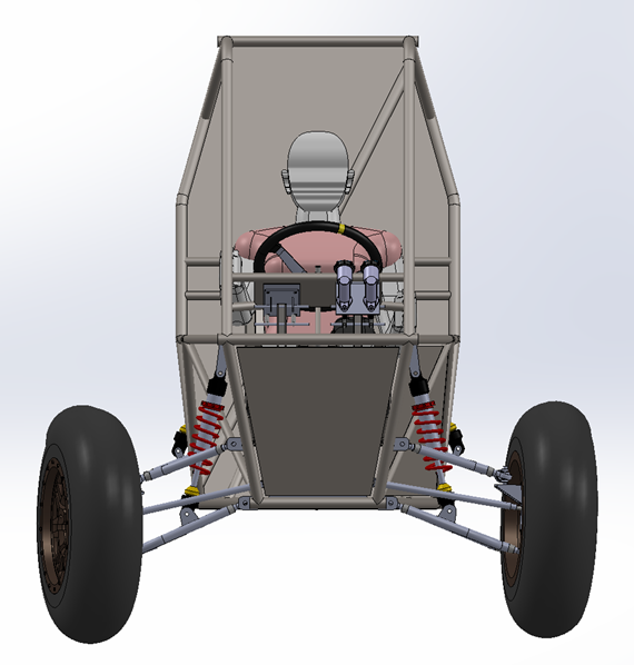 Rendering of BAJA vehicle.