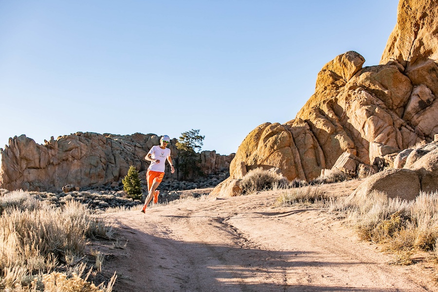 Trail running Practice at Hartman Rocks