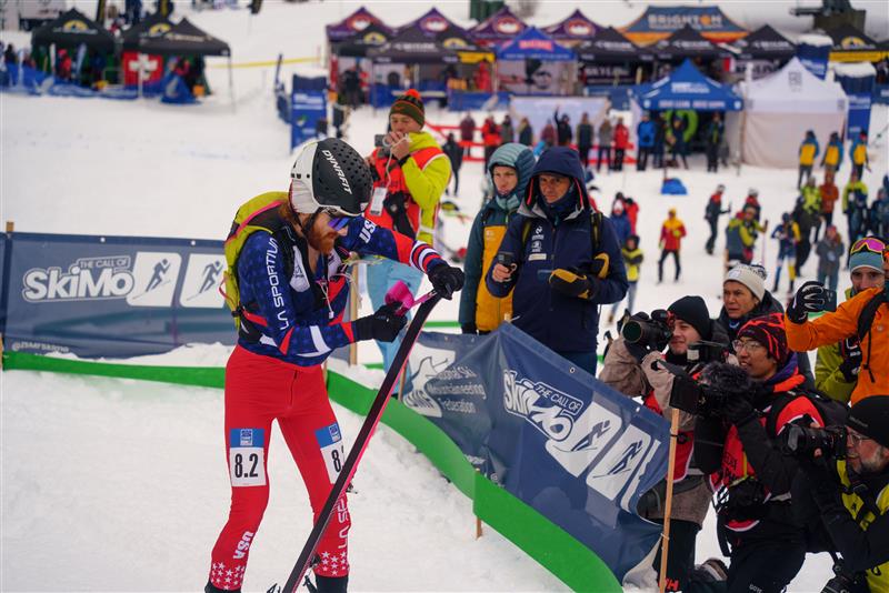 Cam Smith at the sidelines of a race.