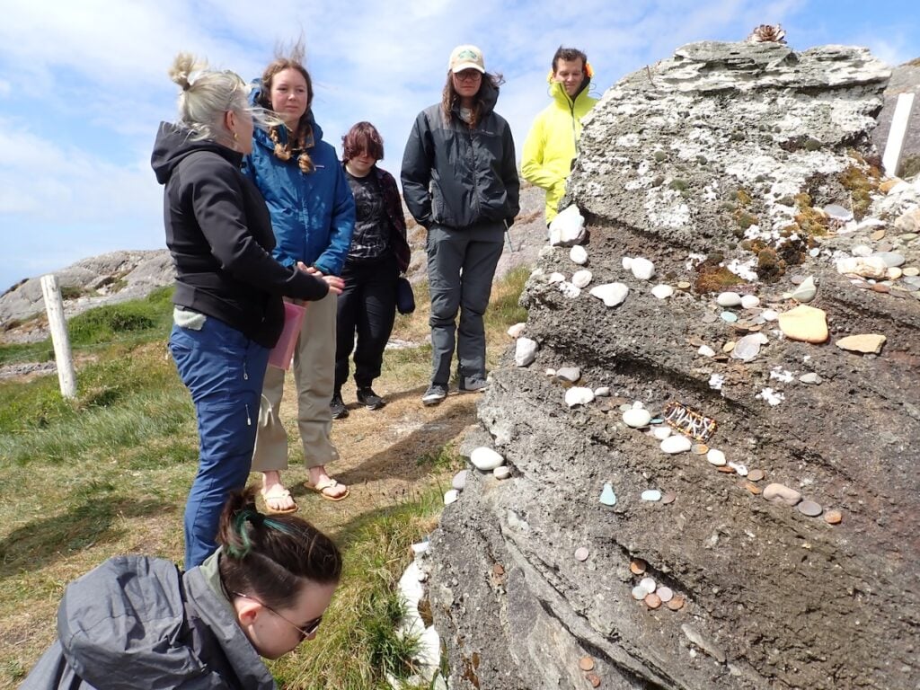 Students explore history in Ireland.