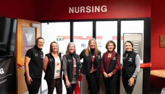 A group photo of the nursing program's faculty and staff.