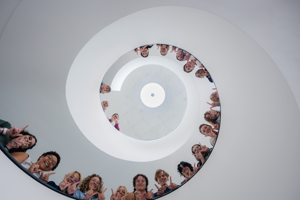 Photo of class trip to Europe from Geiman Fellows