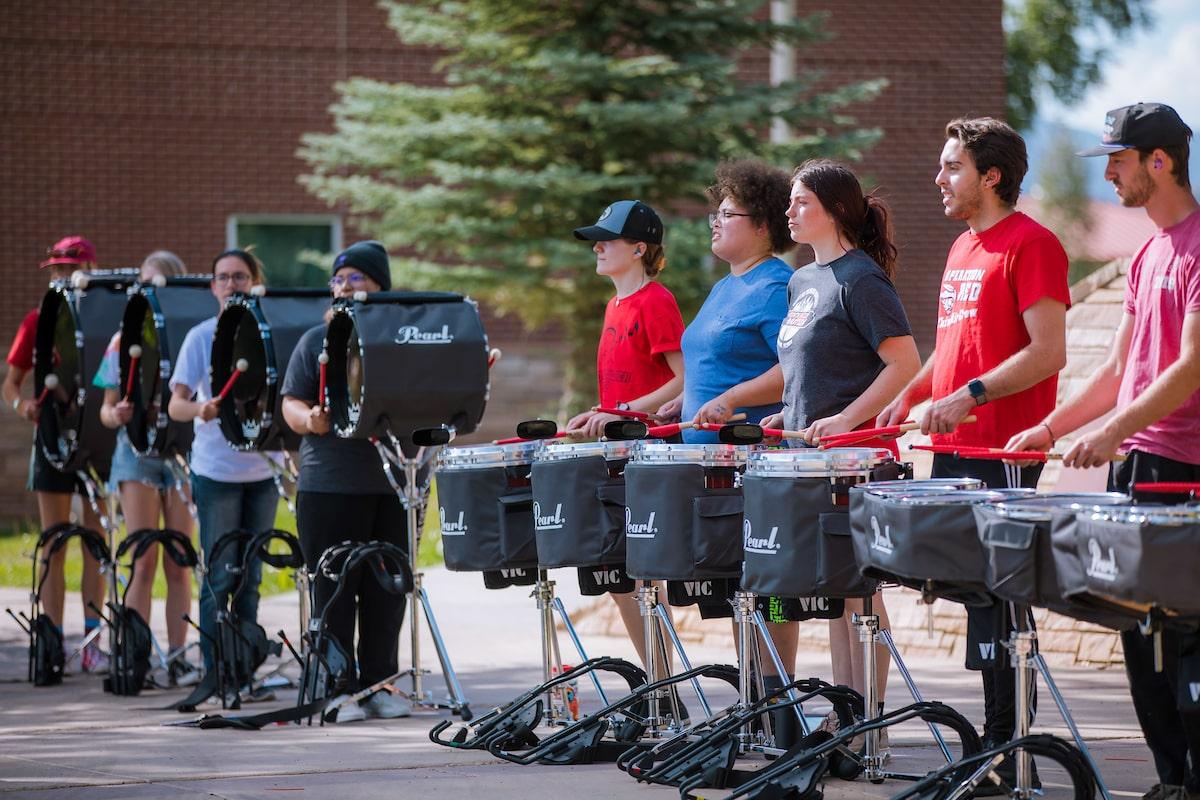 Western’s Drumline Marches Toward a Full Band