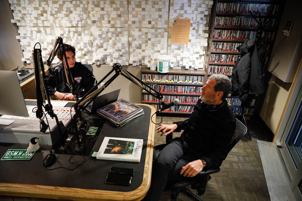 Michael Johnson talks with Kai Vong in the KWSB studio.