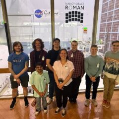 Students pose with Dr. Suzanne Taylor at NASA.