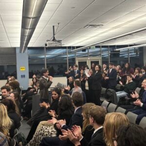 Finnegan Bunnell wins Best Attorney Award at the Mock Trial tournament in Colorado Springs.