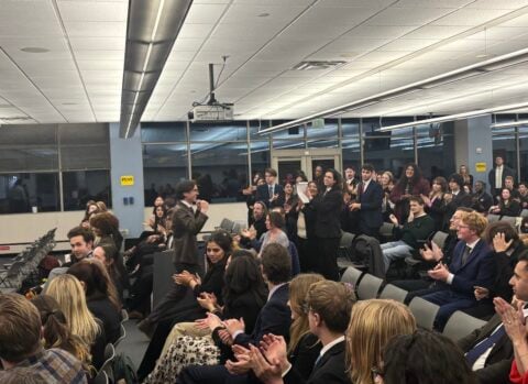 Finnegan Bunnell wins Best Attorney Award at the Mock Trial tournament in Colorado Springs.