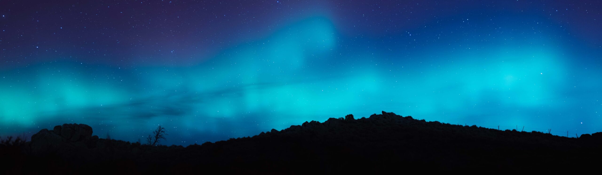 The Northern Lights in Gunnison, Colorado.