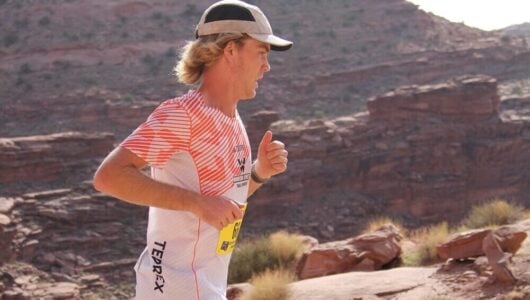 Mountain Sports Athlete Running in Moab