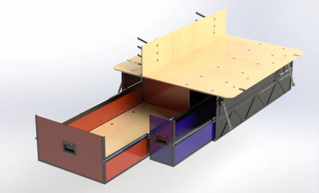 Rendering of the Mountain Rescue truck bed.
