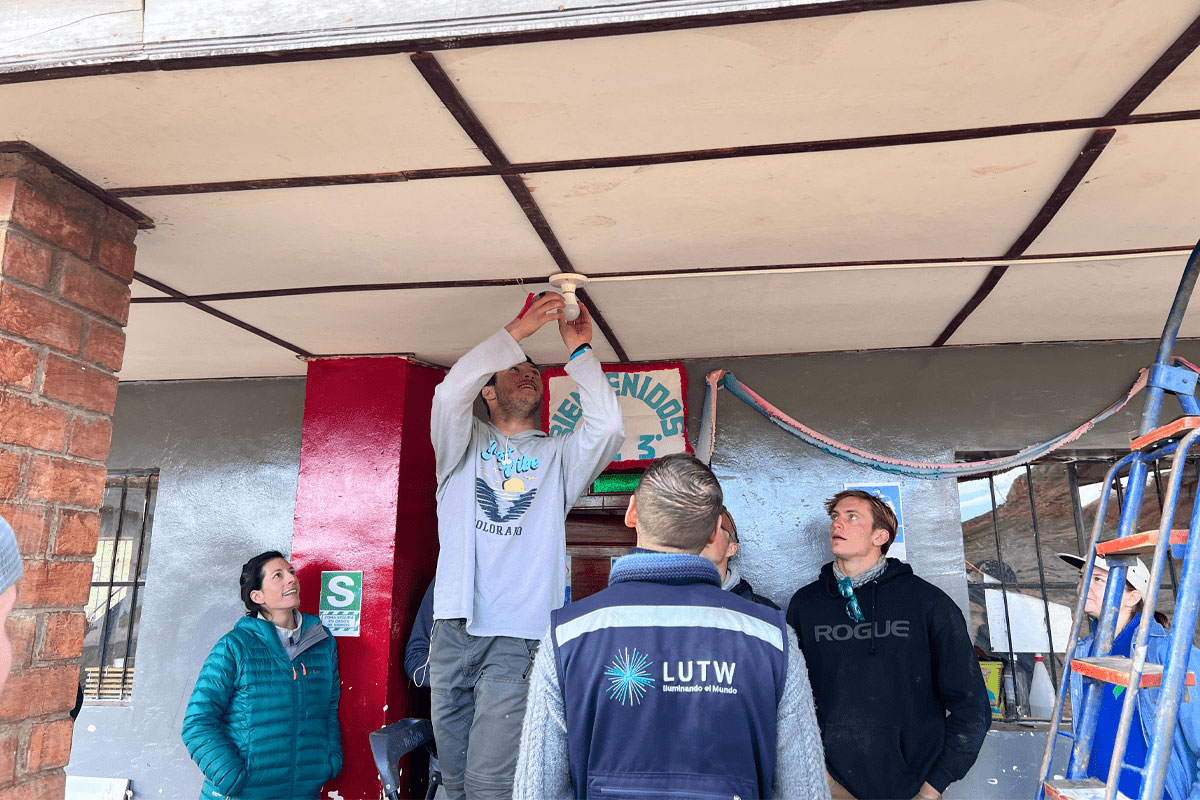 Energy Management Students Help Light Up The World