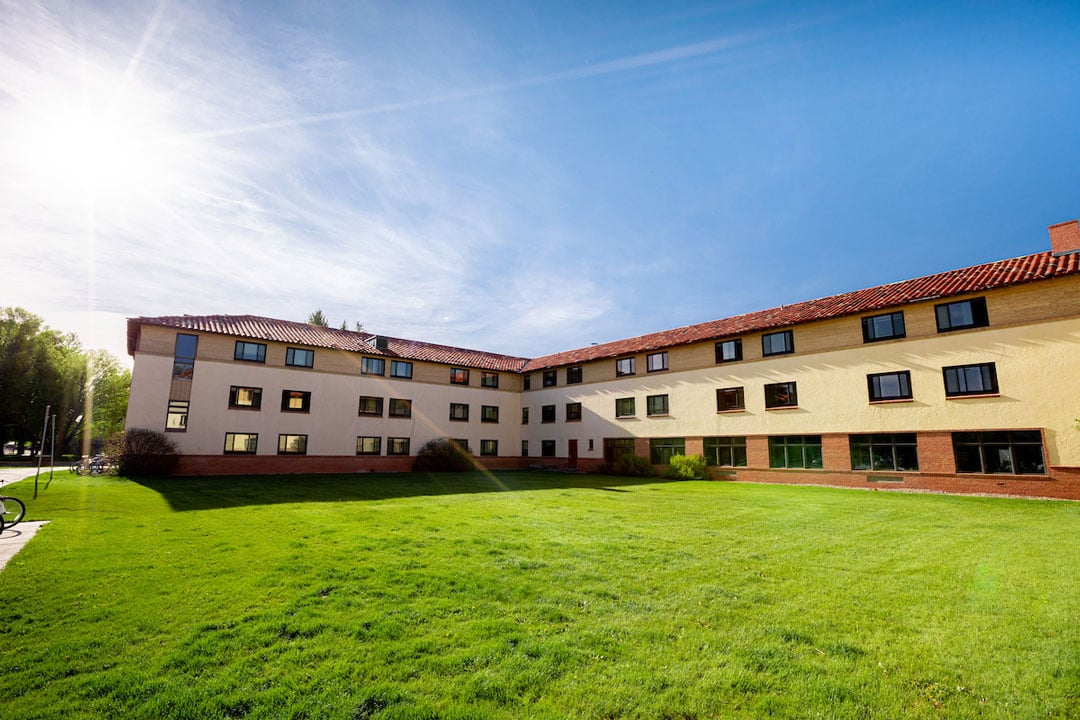 A photo of Chipeta Hall from the Northwest side of the building