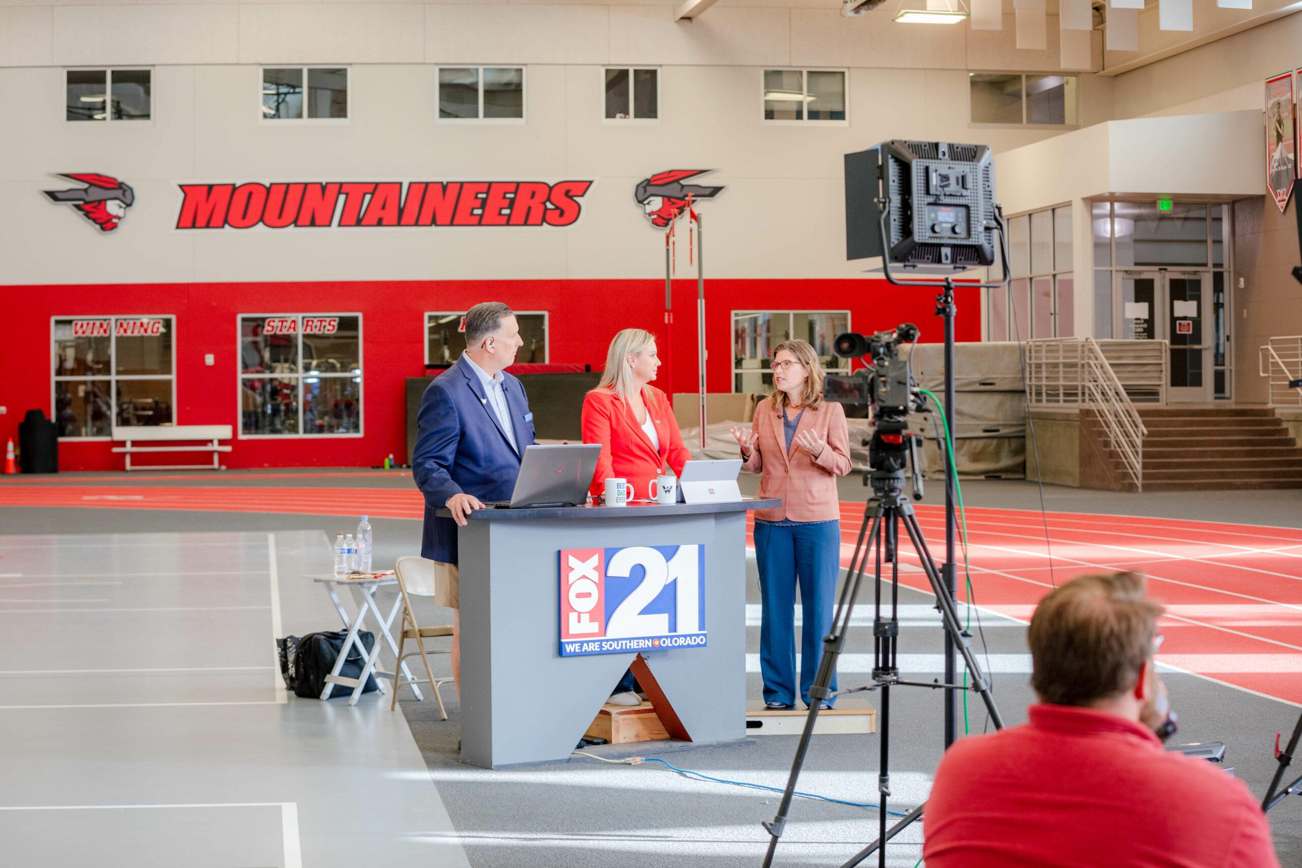 Fox21 News Visits Western Colorado University