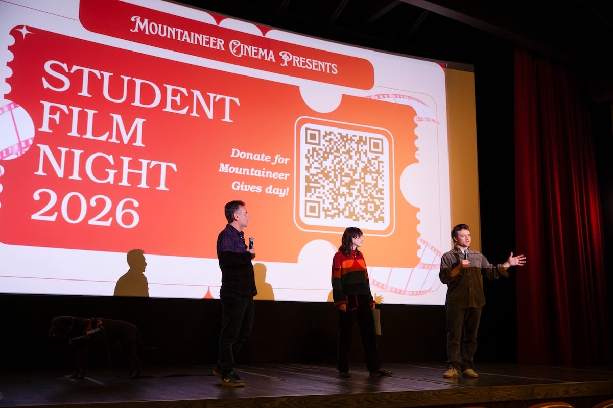 Student film night at the Mountaineer Cinema.