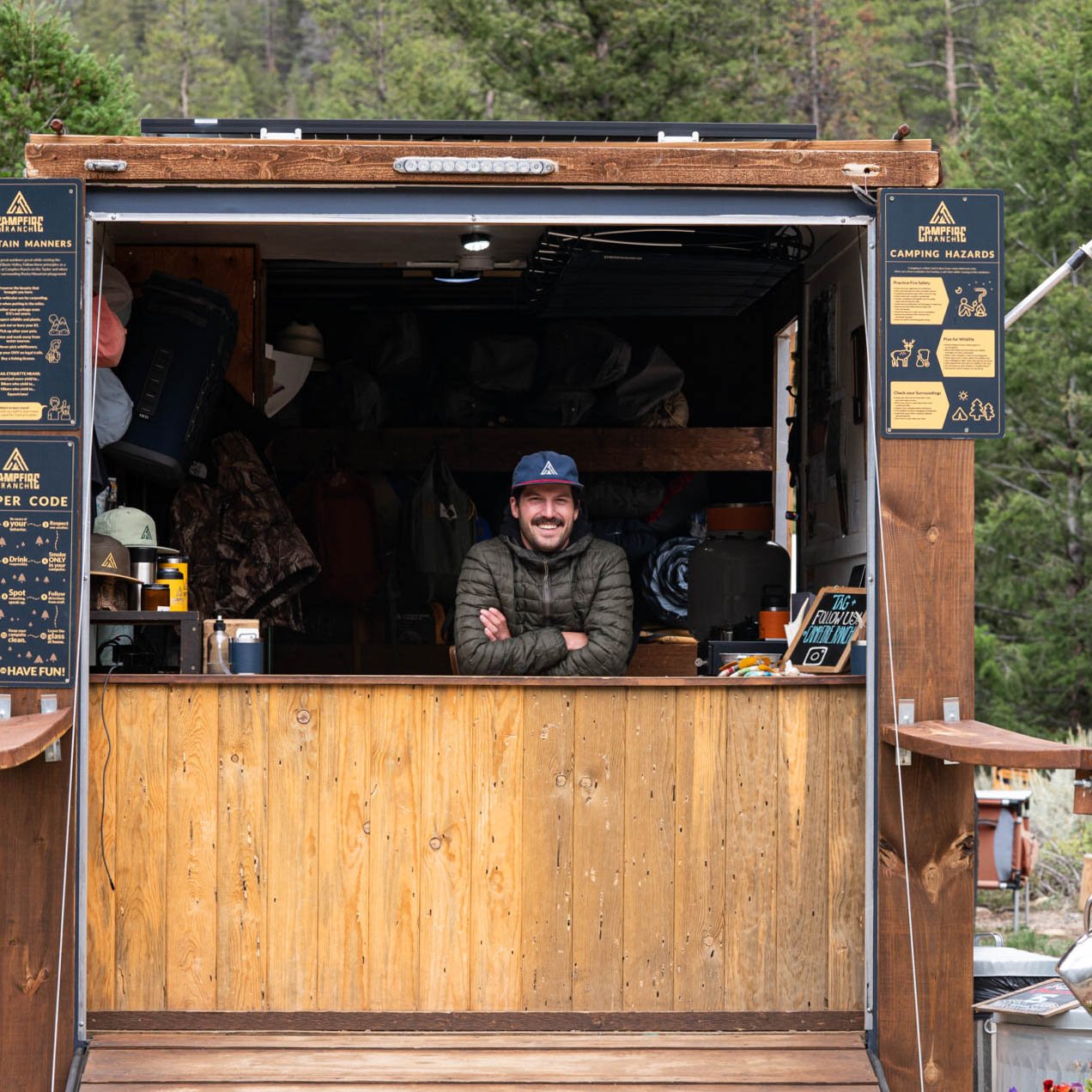 Headshot of Sam Degenhard at Campfire Ranch.