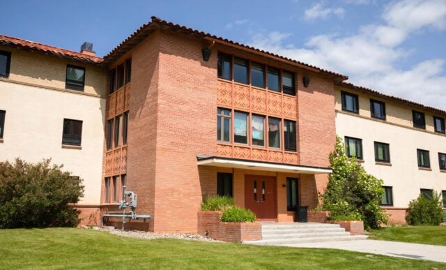 Main entrance to Chipeta Hall.