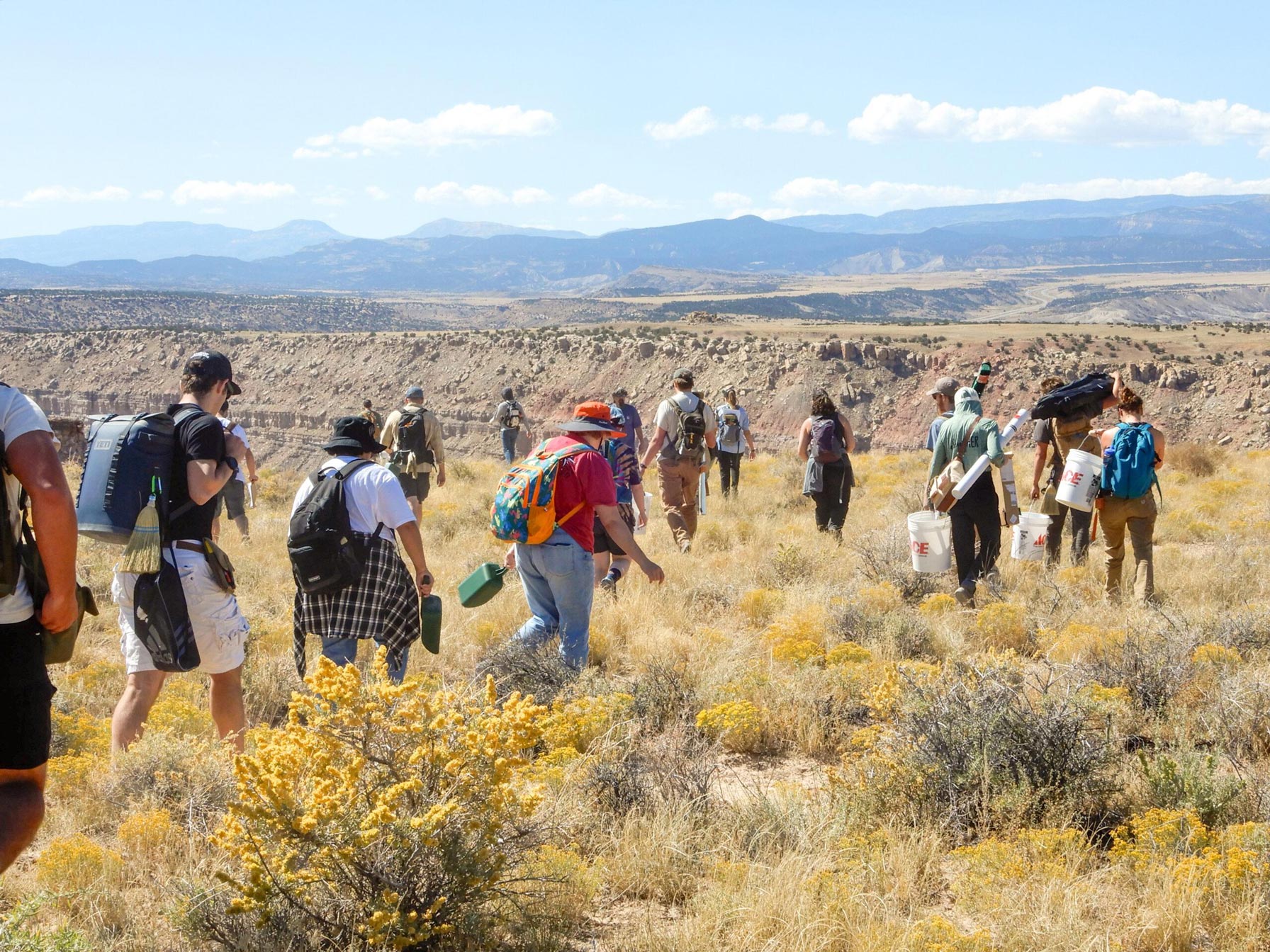 Walking With Dinosaurs: Western Students First to Map 90-Million-Year-Old Tracks