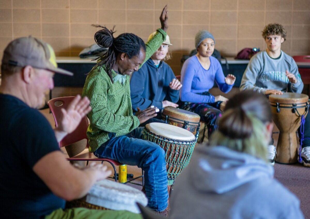 Western Hosts West African Dance and Drummers