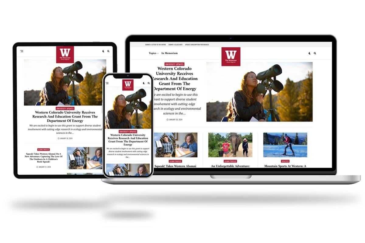 Western launches alumni magazine website