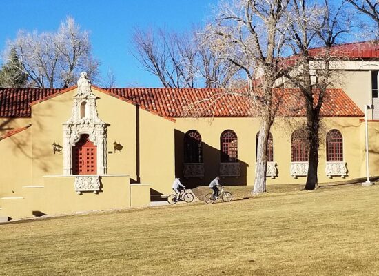 A view of Savage Library
