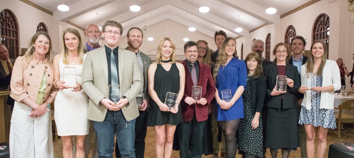 Eight graduating seniors honored with Alumni Award for Excellence