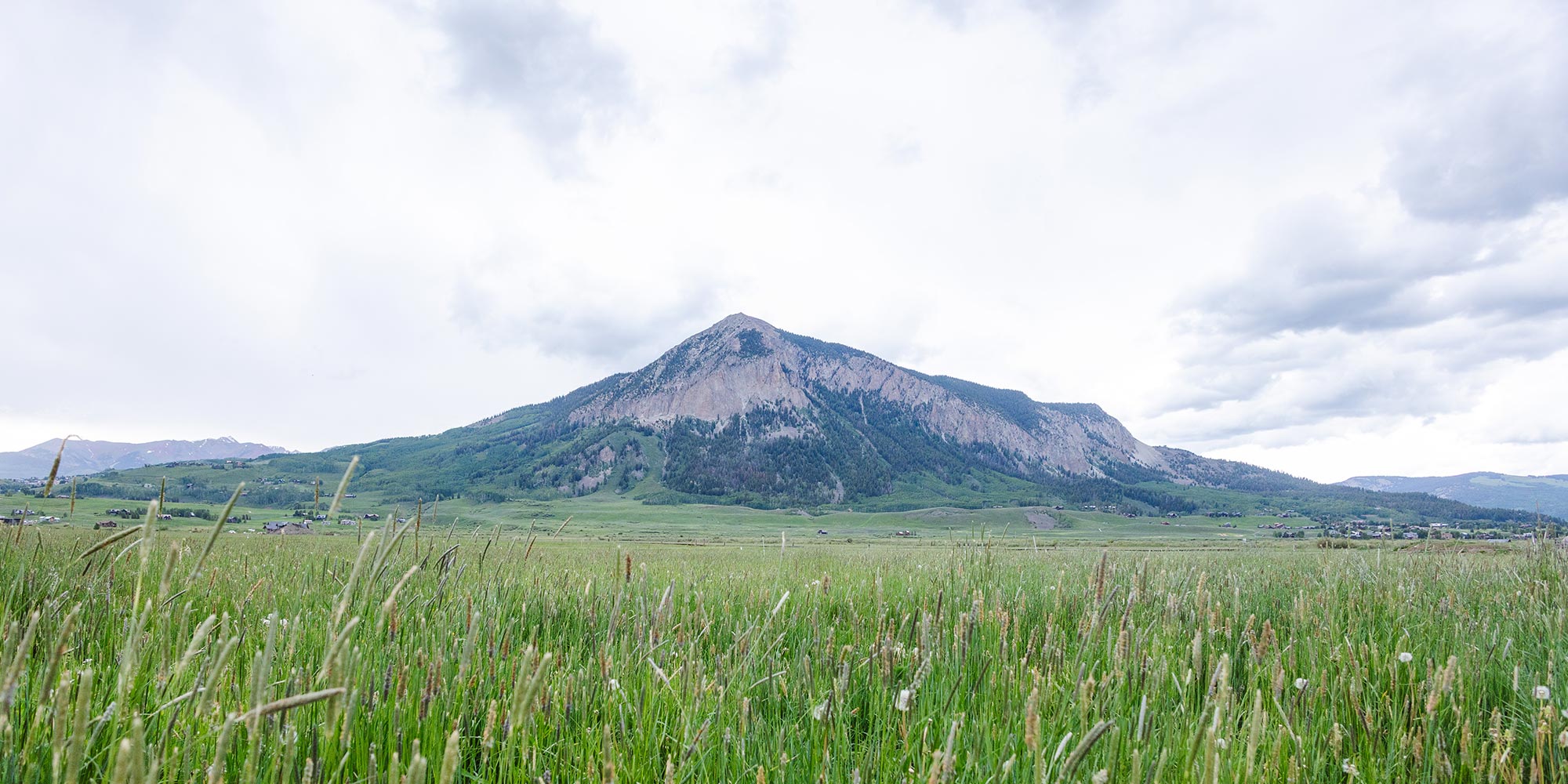 Verzuh Ranch property at the base of Mt. Crested Butte