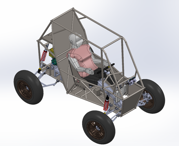 Rendering of BAJA vehicle.