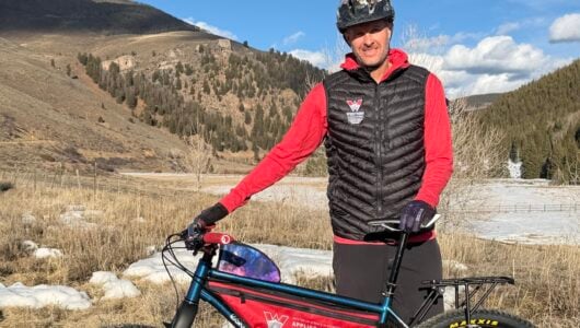 Dr. Gary Van Guilder with his bike.