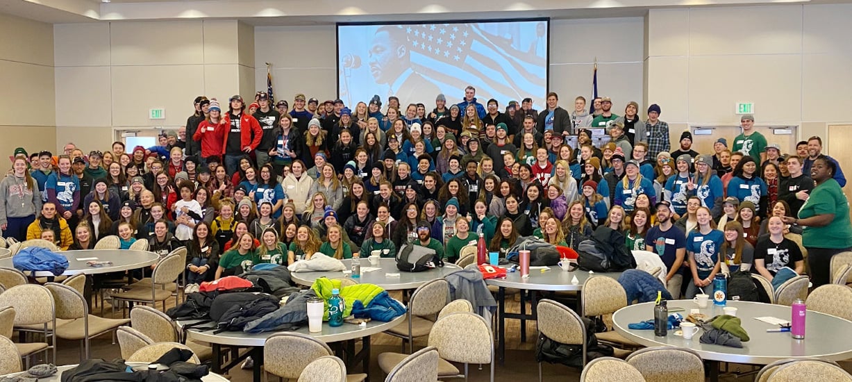 200 volunteers aid community organizations during Martin Luther King Jr. Day of Service