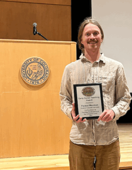 Dr. Forest Mannan Receives 2025 Early Career Teaching Award
