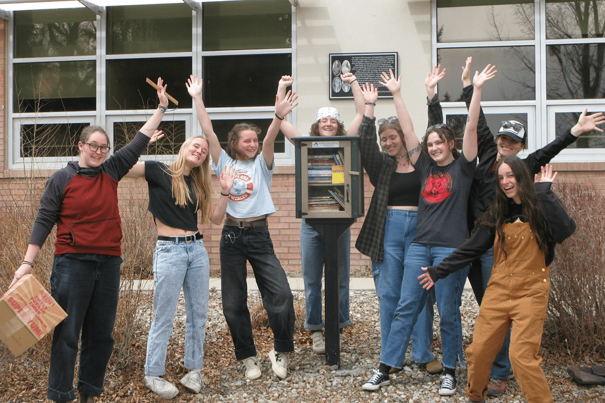 Little Free Earth Library Welcomes Children to Western’s Campus