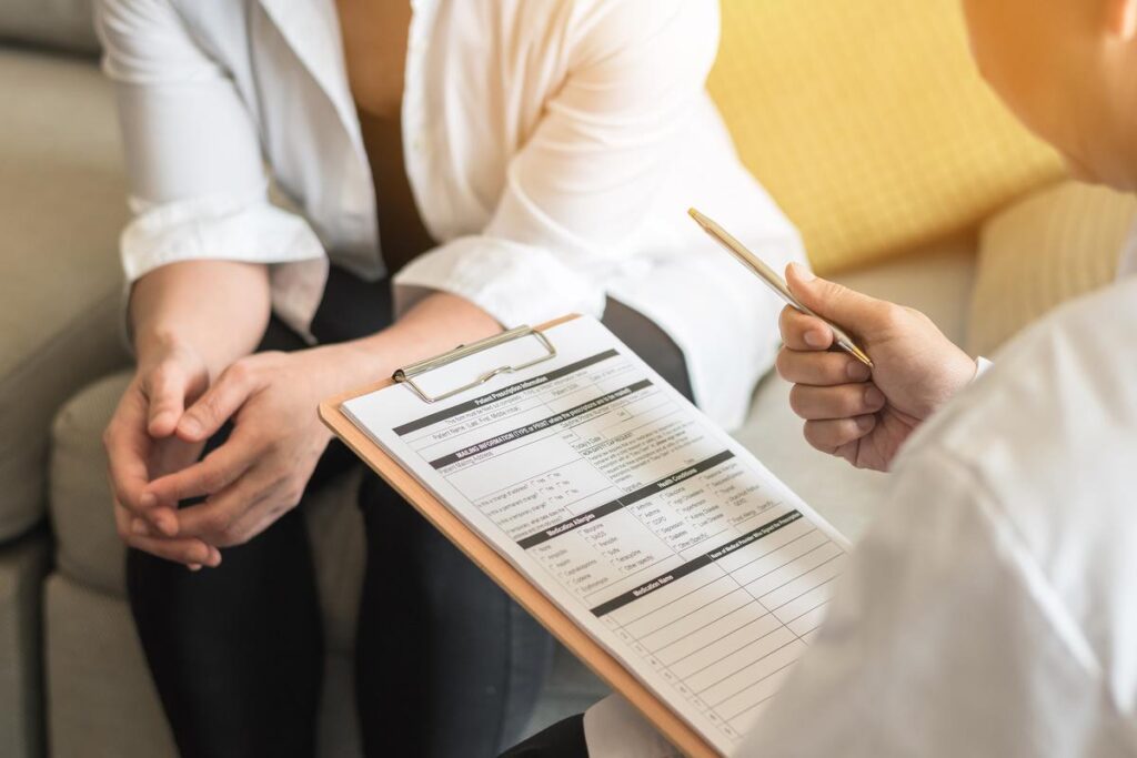 mental-health-resources, talking with counselor
