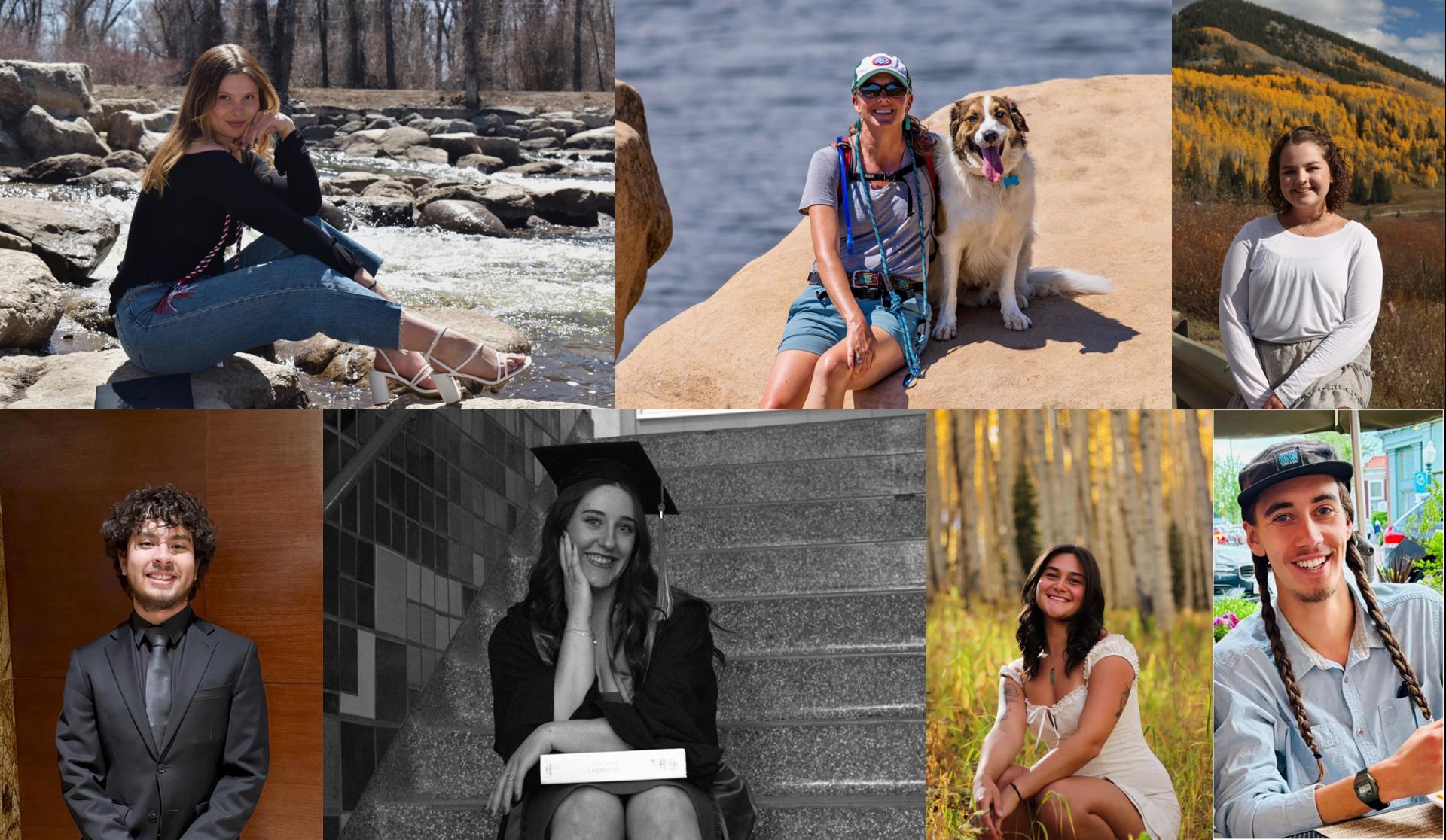 A collage of the Alumni Awards recipients headshots.