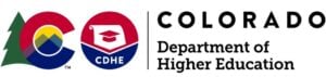 WCU Colorado Department of High Education logo