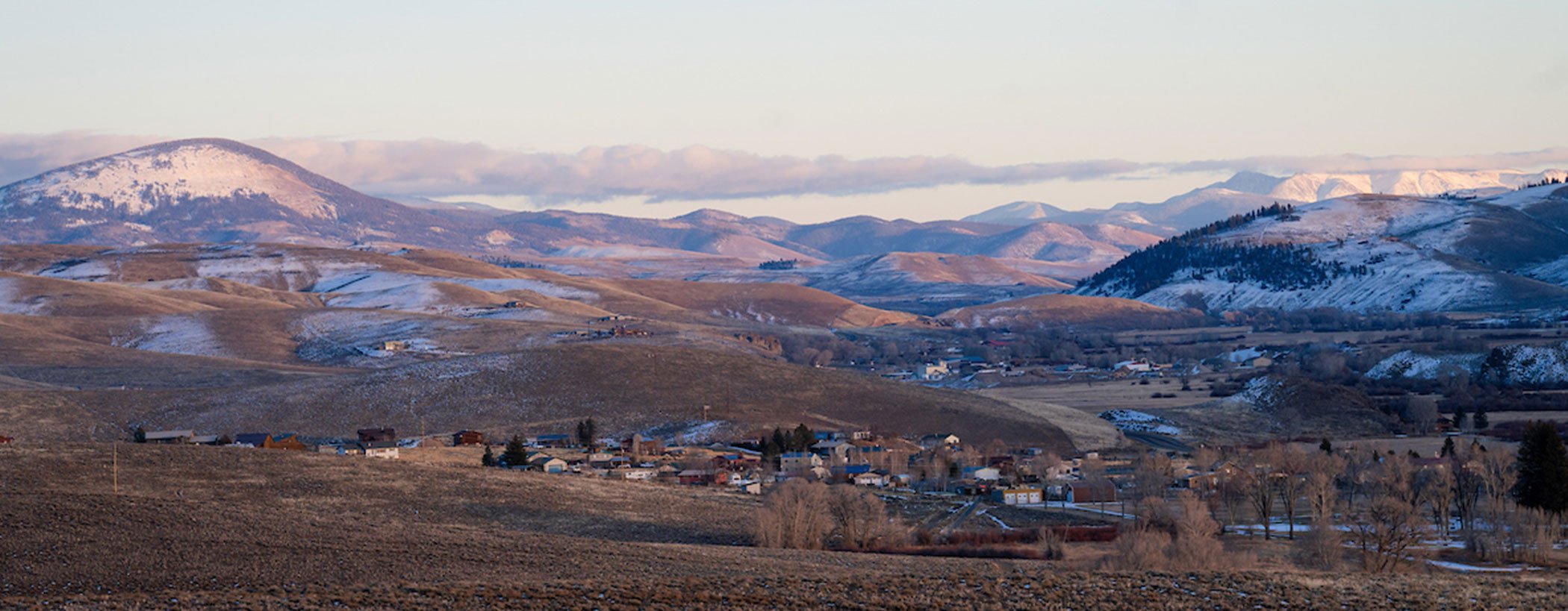 Mountain views from the Signal Peak trails at sunset